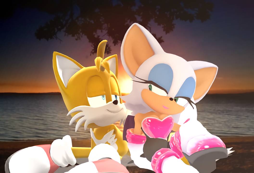 Tails In Rouge Outfit That look (Tails and Rouge) by FranMontelongo98 on DeviantArt