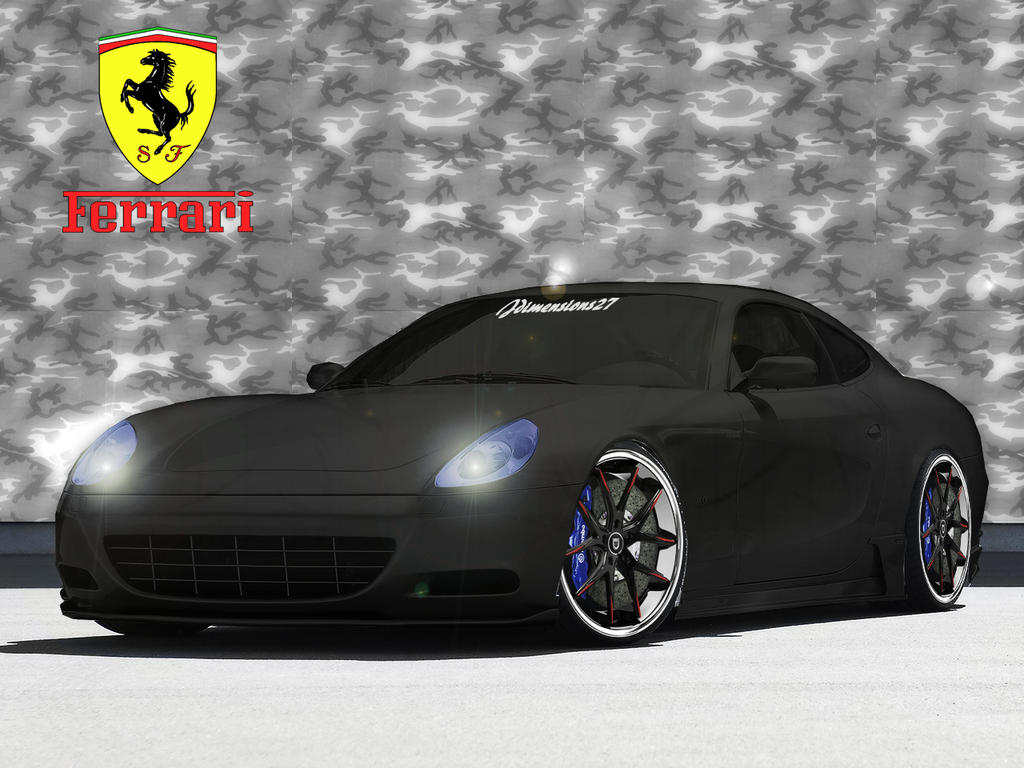 Scuderia Ferrari 612 Scaglietti black by JDimensions27 on DeviantArt