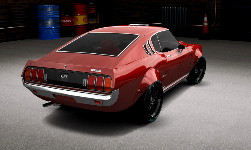 Rear Toyota celica coupe liftback 1973 by JDimensions27 on DeviantArt