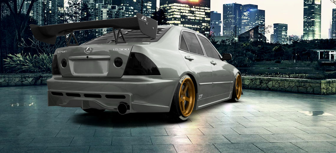 Lexus IS300 Rear 2 by JDimensions27 on DeviantArt
