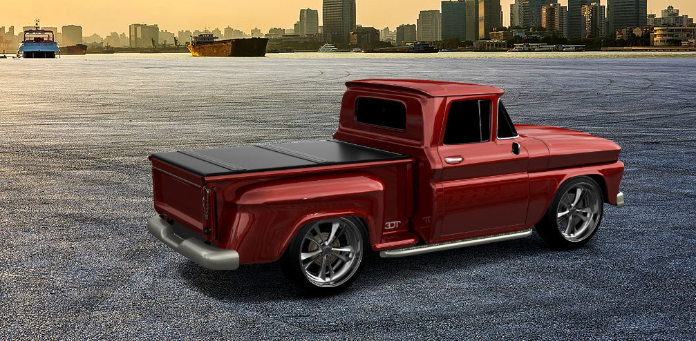 Chevy Stepside Rear View Chevrolet C-10 Stepside Rear Side by JDimensions27 on DeviantArt