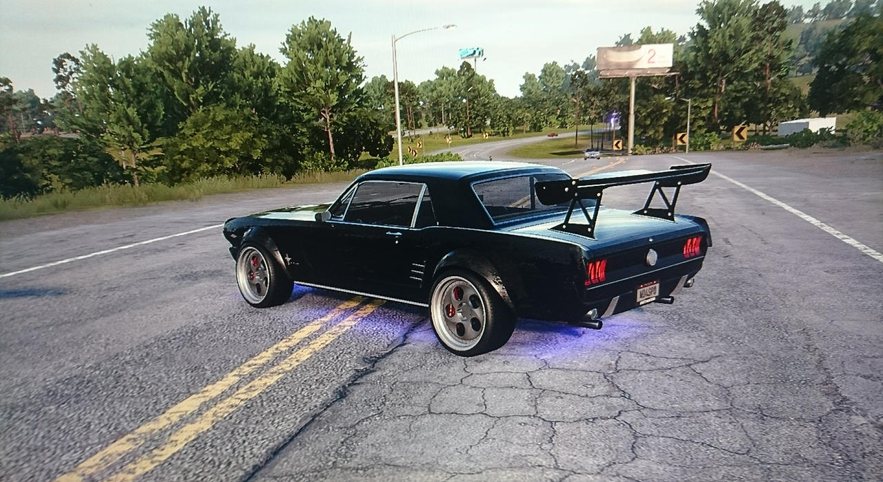 Nfs Mustang Rear Ford Mustang Rear nfs heat by JDimensions27 on DeviantArt