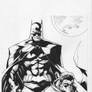 Batman Robin inks