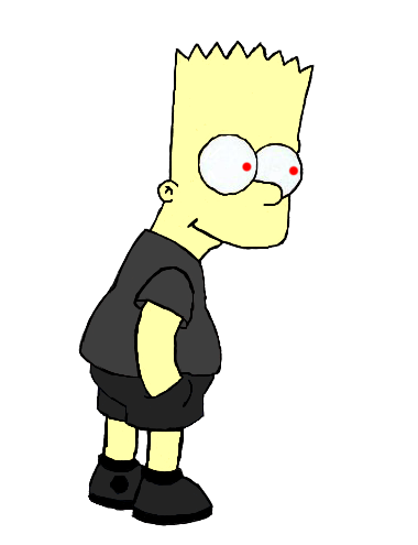 Bart Simpson Emo Image Illustration Photography, PNG, 900x1520px