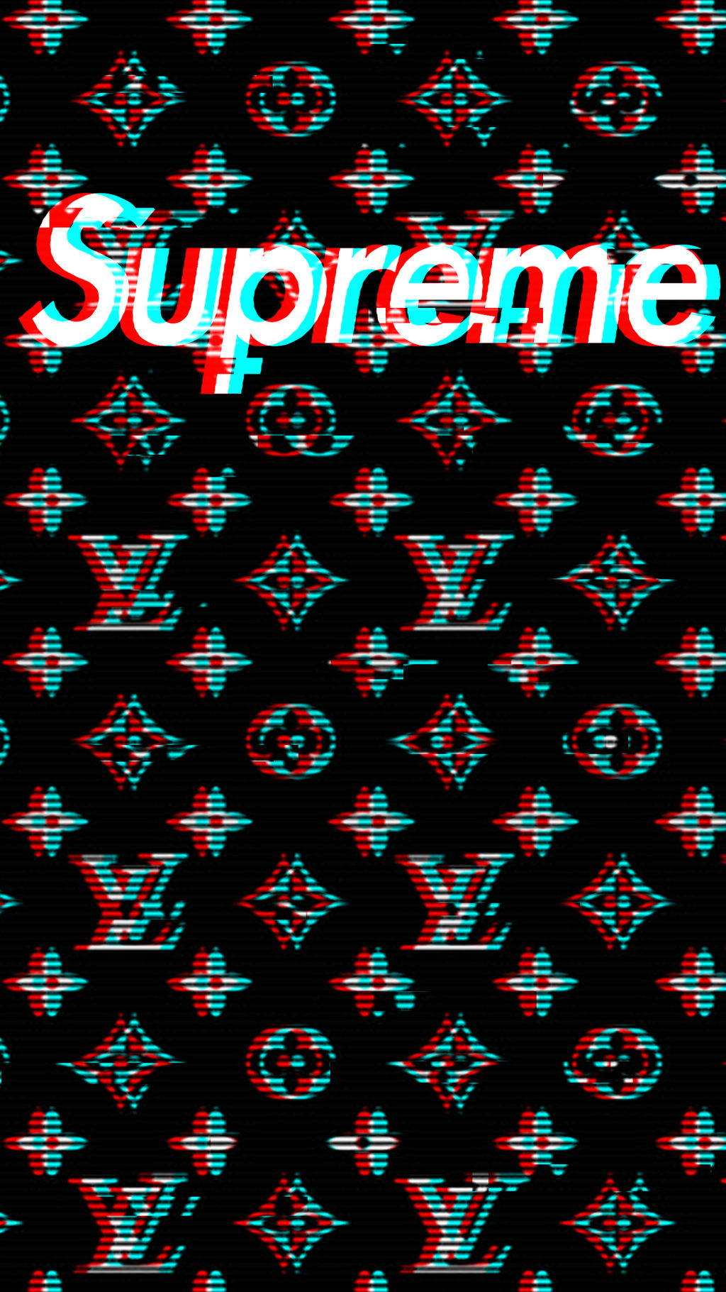 Vuitton Supreme Mobile Wallpaper by ARON260 DeviantArt