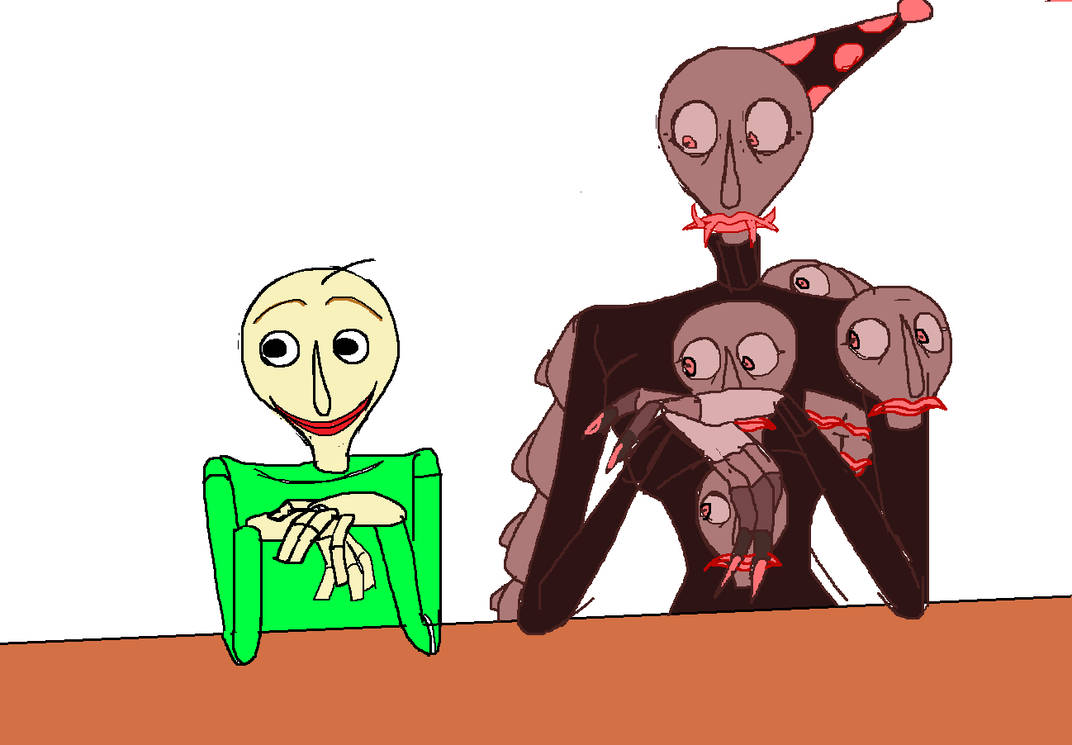 Baldoon Raldi Red Baldloon and Baldi hanging out by Samothevideogame64 on DeviantArt