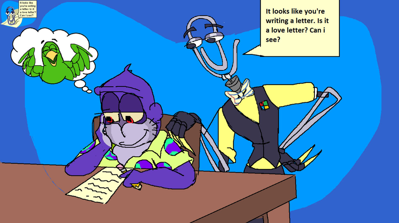 Clippy Xp Officexp Clippy Scene Redraw by Samothevideogame64 on DeviantArt