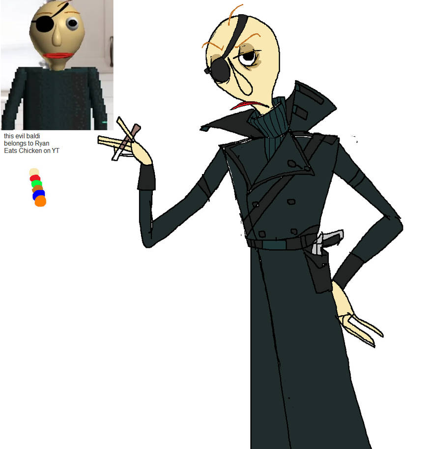 Baldi Chicken My Take On RyanEatsChicken's Evil Baldi by Samothevideogame64 on DeviantArt
