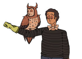 The Principal and some random owl