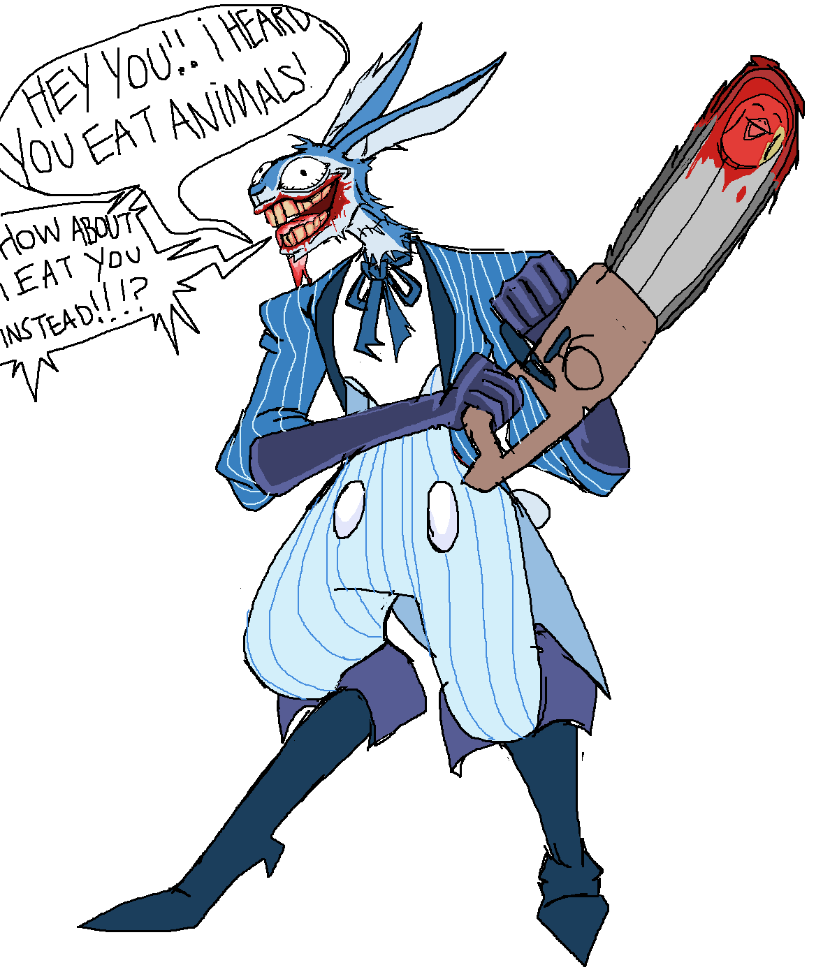 a PETA inspired serial killer by Samothevideogame64 on DeviantArt