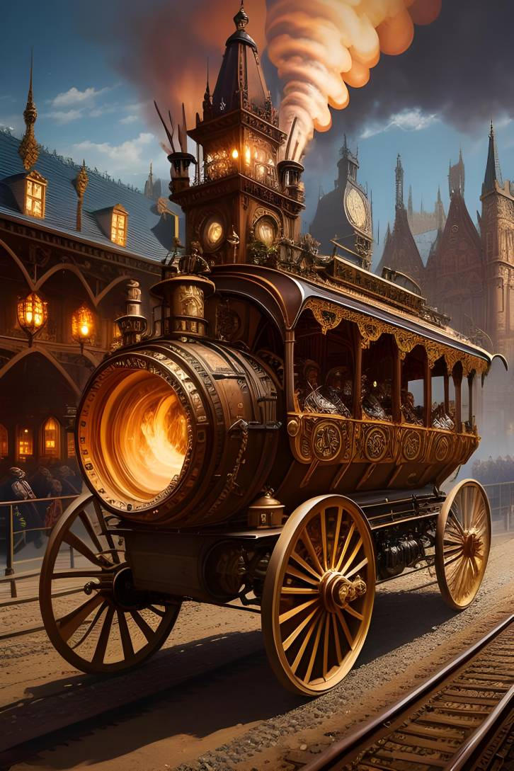 The Steampunk Carriage Race by Siggi64 on DeviantArt