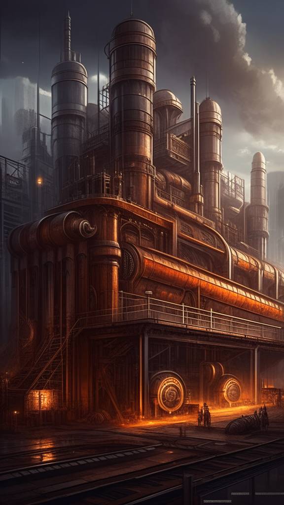 The Steampunk Power Station By Siggi64 On DeviantArt the-steampunk-power-station-by-siggi64-on-deviantart