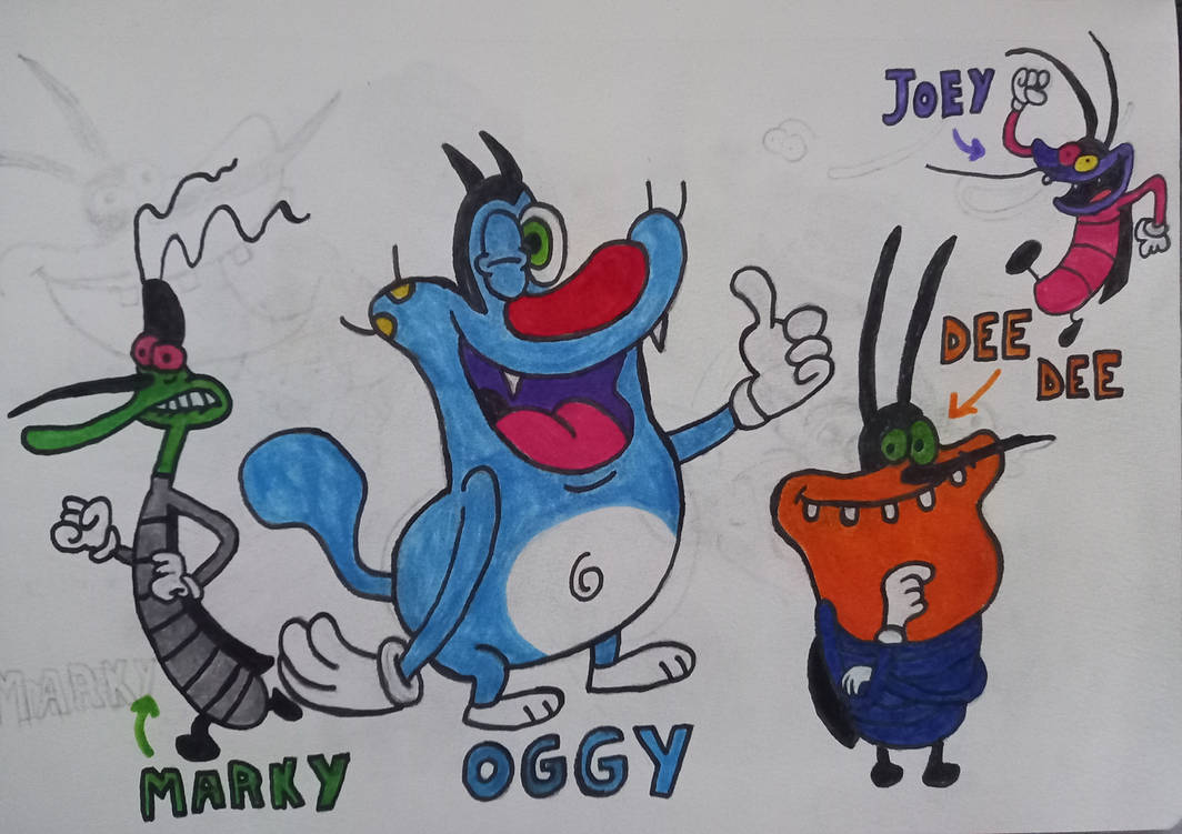 Oggy And The Cockroaches By TigerBlueMaker On DeviantArt oggy-and-the-cockroaches-by-tigerbluemaker-on-deviantart