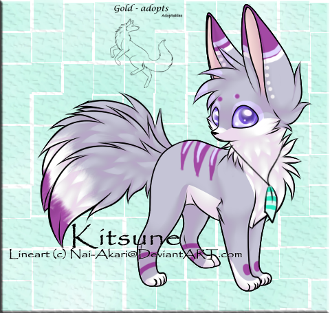 3 tailed Kitsune adopt-closed-