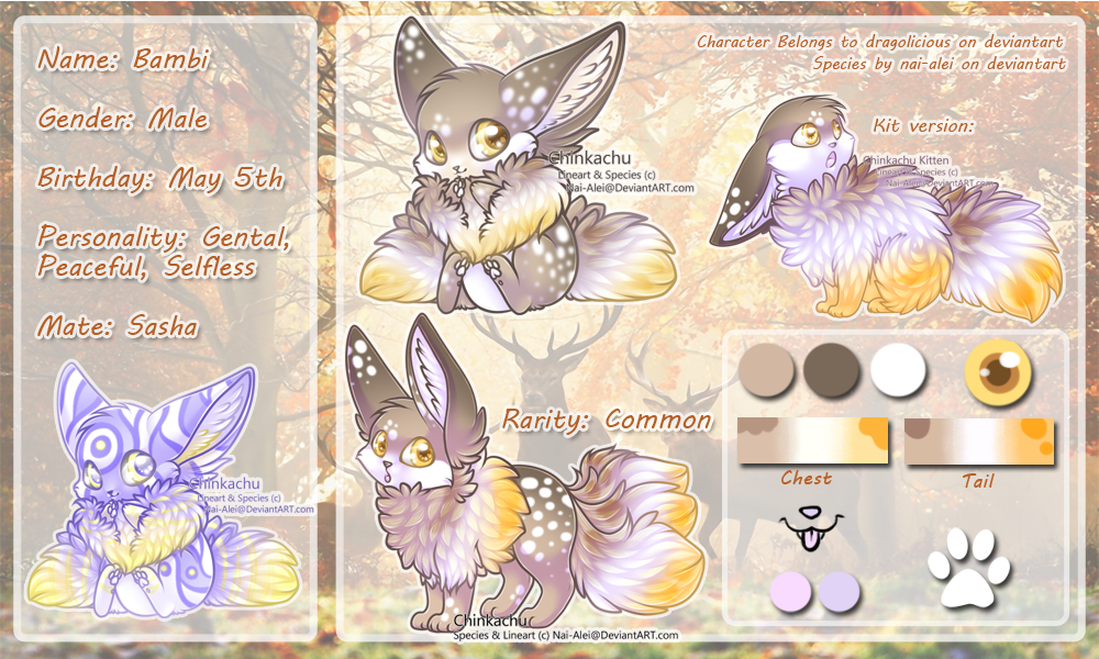 Bambi Ref Sheet