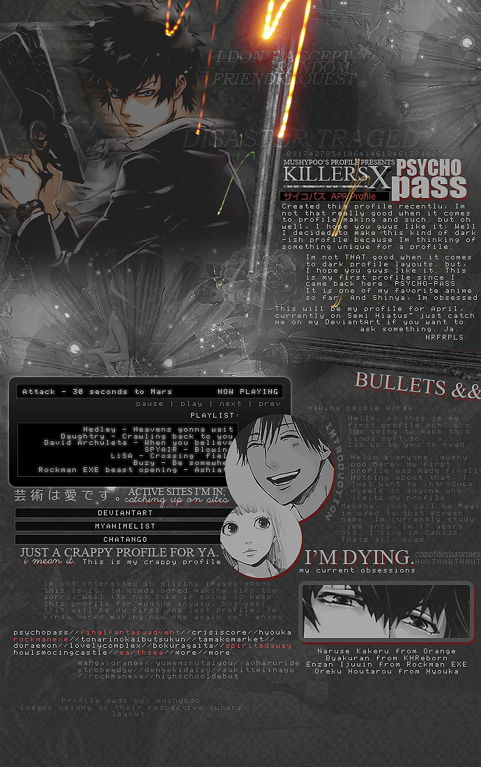 Psycho Pass Layout For Mal By Mushypoo On Deviantart Psycho Pass Layout For Mal By Mushypoo On Deviantart