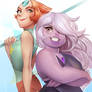 Pearl and Amethyst