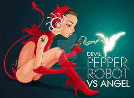 Devil Pepper Robot vs Angel