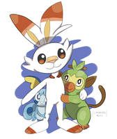 Scorbunny - The Rabbit Pokemon by Kboomz on DeviantArt