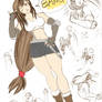 Tifa sketches