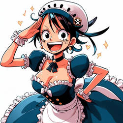 One Piece TG - Marine Maid Luffie 2