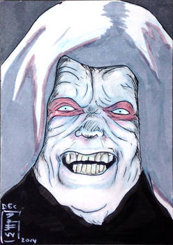 Darth Sidious Artist Trading Card Star wars