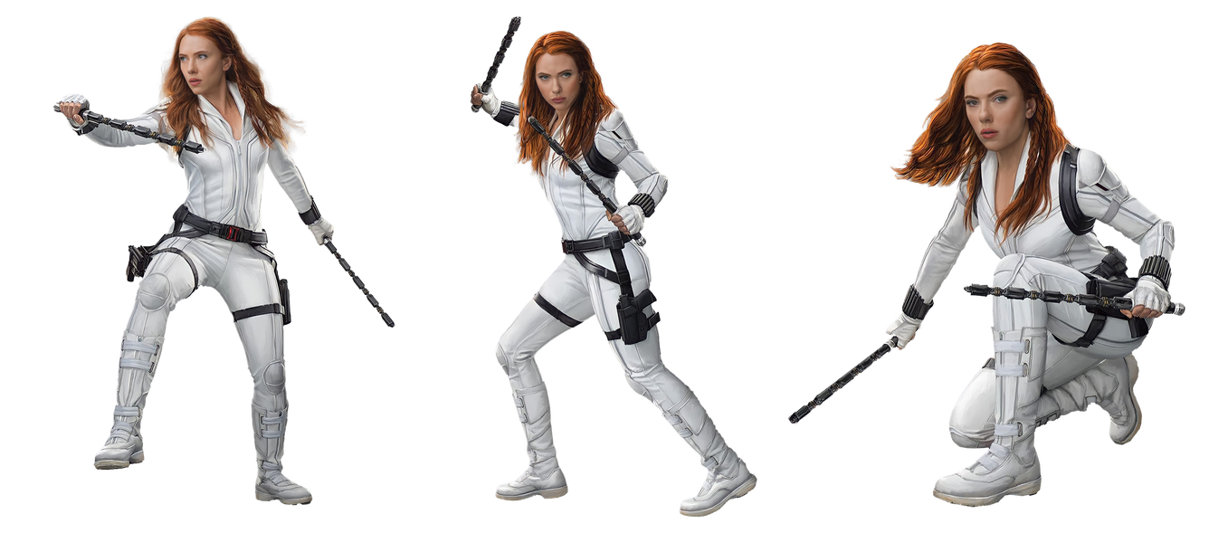 Natasha Romanoff/Black Widow (White Suit): PNG by IWasBoredSoIDidThis ...