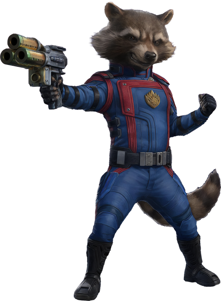 Rocket Raccoon: GOTG3 PNG2 by IWasBoredSoIDidThis on DeviantArt