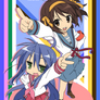 Suzumiya Haruhi + Izumi Konata