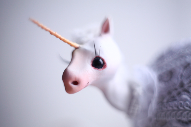 unicorn close up