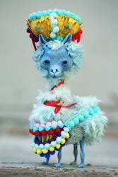 blue llama