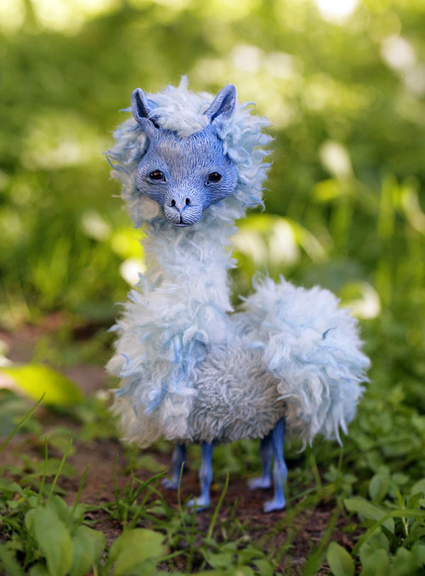 blue llama