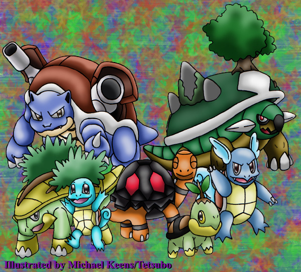 Turtle Pokemon by Tetsubo on DeviantArt