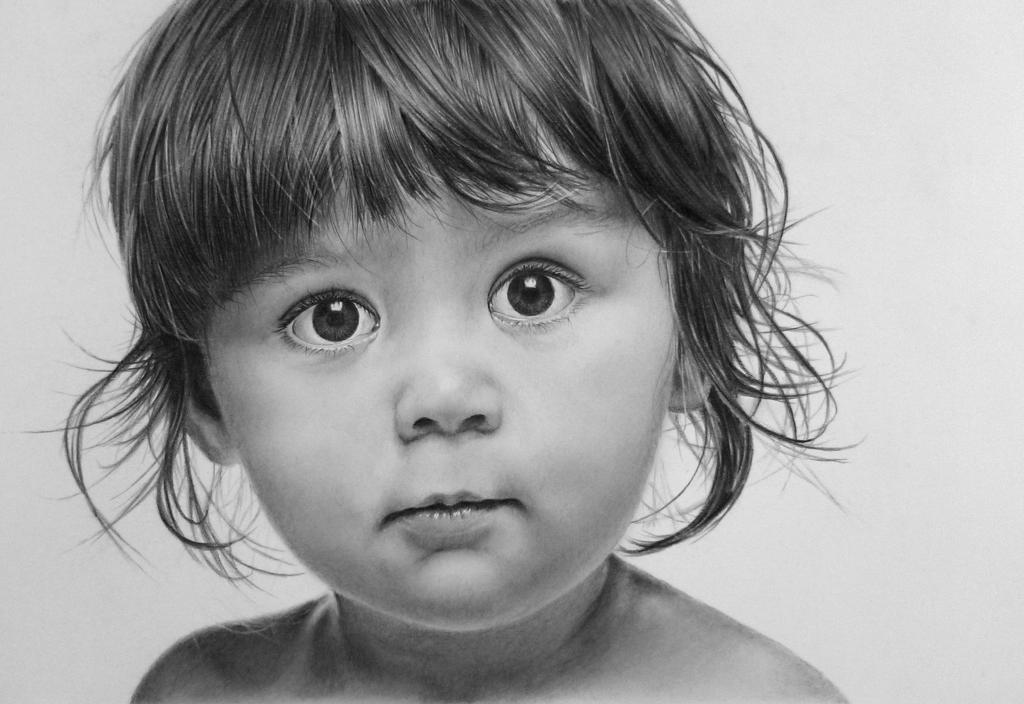 Pencil portrait of Alyzza