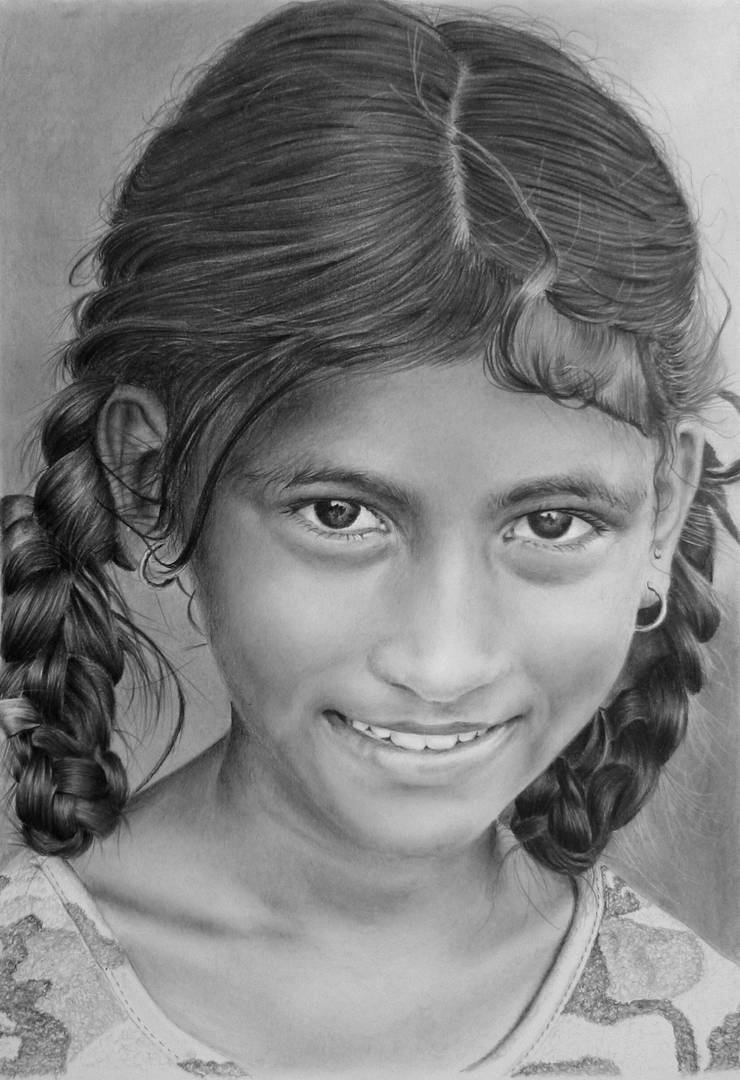 Pencil Portrait Of A Girl From Goa By LateStarter63 On DeviantArt pencil-portrait-of-a-girl-from-goa-by-latestarter63-on-deviantart