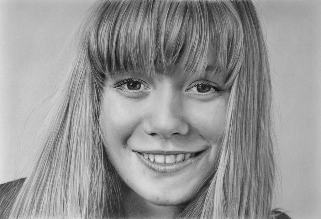 Pencil portrait of Sarah by LateStarter63