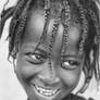 Pencil portrait of an Ari girl