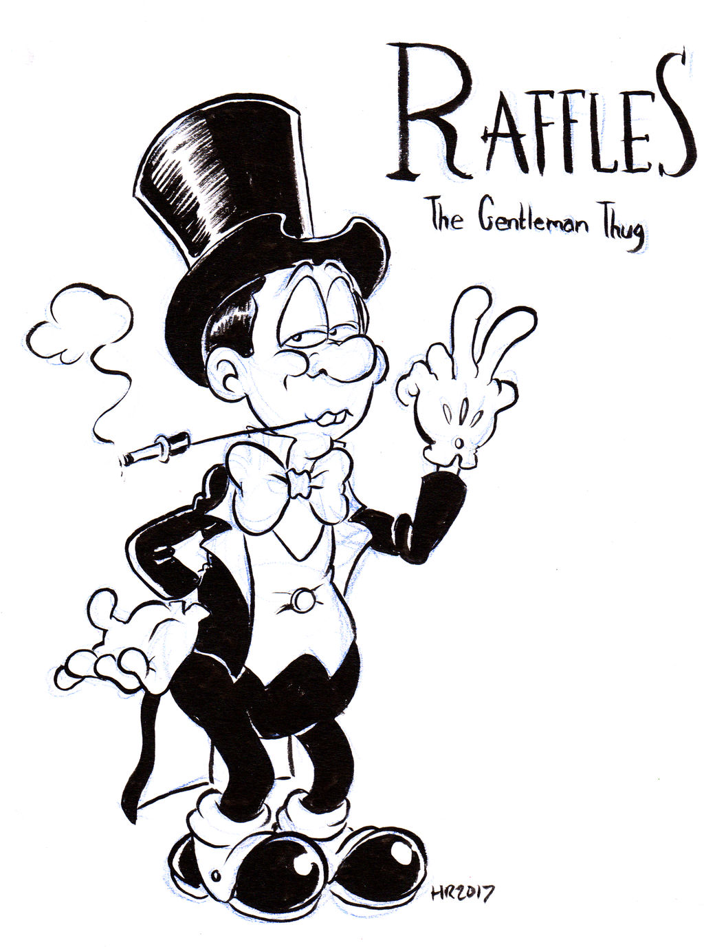 Finktober - Raffles The Gentleman Thug by TopperHay on DeviantArt