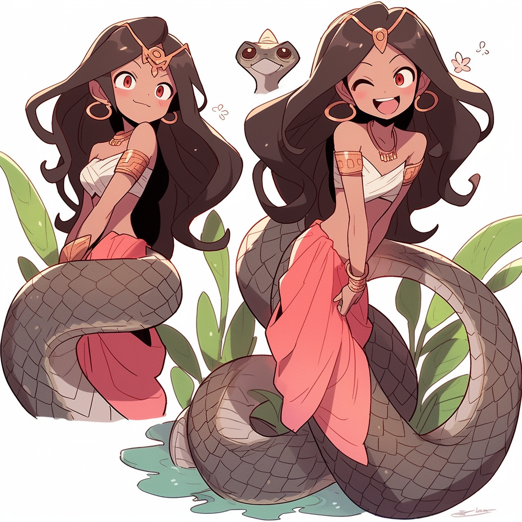 Happy Snake Girl By K Jackson Katss On DeviantArt happy-snake-girl-by-k-jackson-katss-on-deviantart