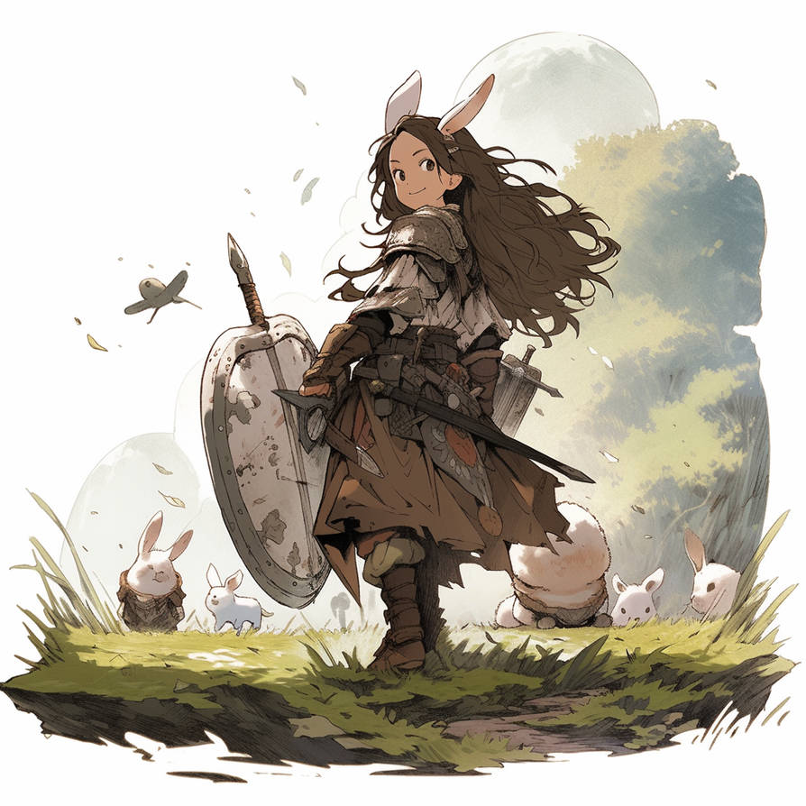 Rabbit Girl # 1 by K-Jackson-Katss on DeviantArt