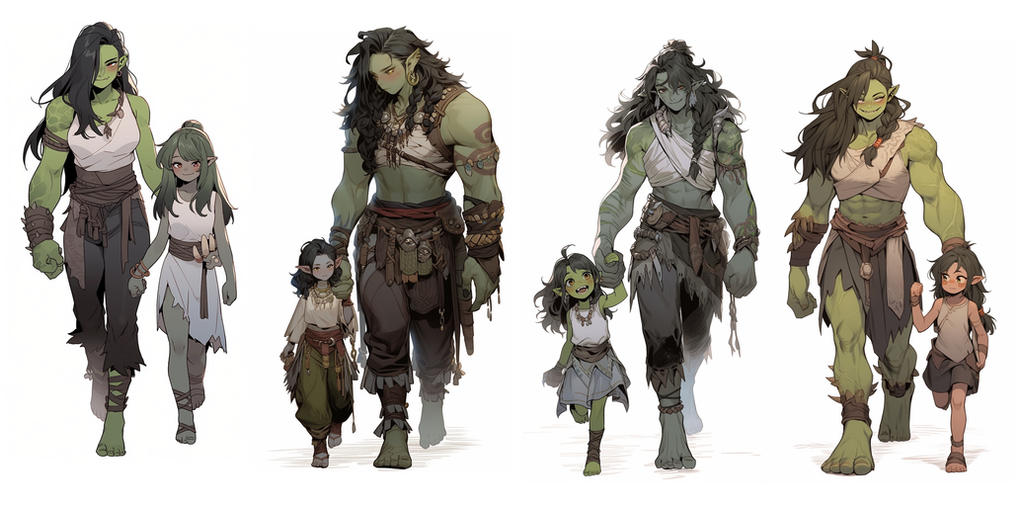 Orc Pfp Orc Mothers and Daughters by K-Jackson-Katss on DeviantArt