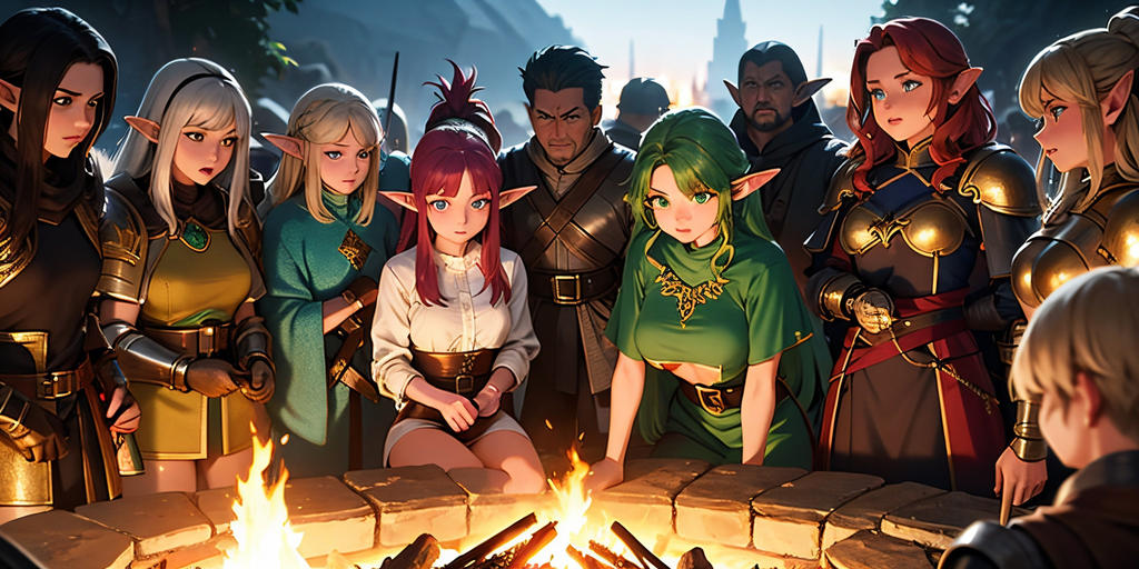 Elfish Features Elfin Gathering by K-Jackson-Katss on DeviantArt