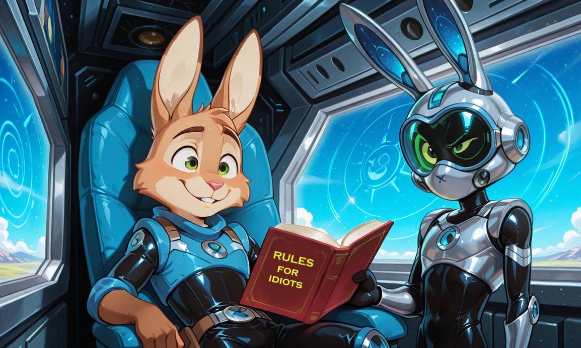Robo Rabbit Girl Robo Rabbit Disagrees by K-Jackson-Katss on DeviantArt