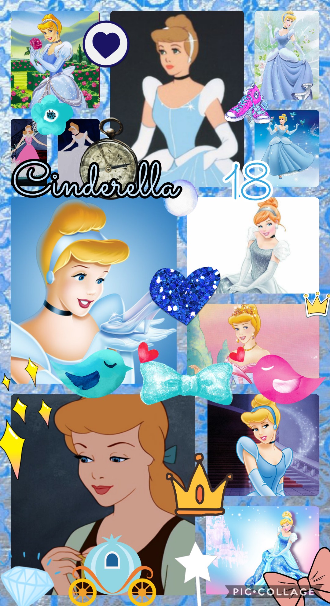 disney princess collage wallpaper