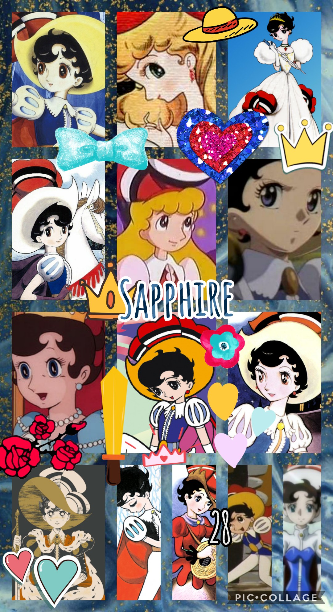 Princesseptember Princess Collage 28 - Sapphire by YoshiHorse on DeviantArt