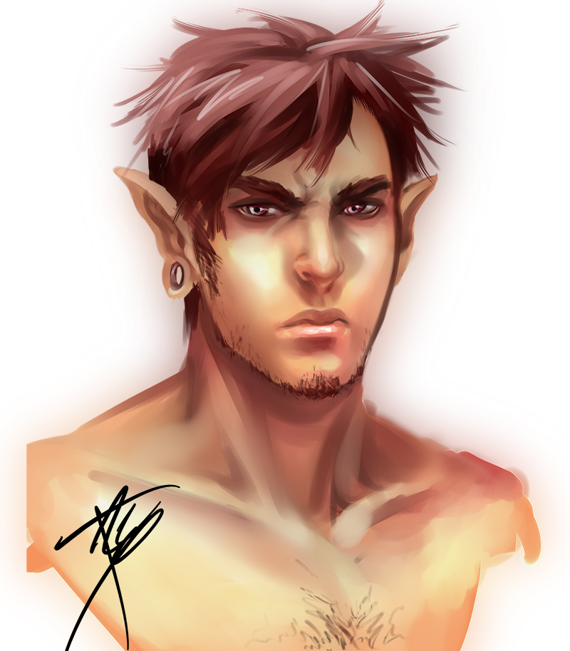 Male Elf Sketch (Updated)