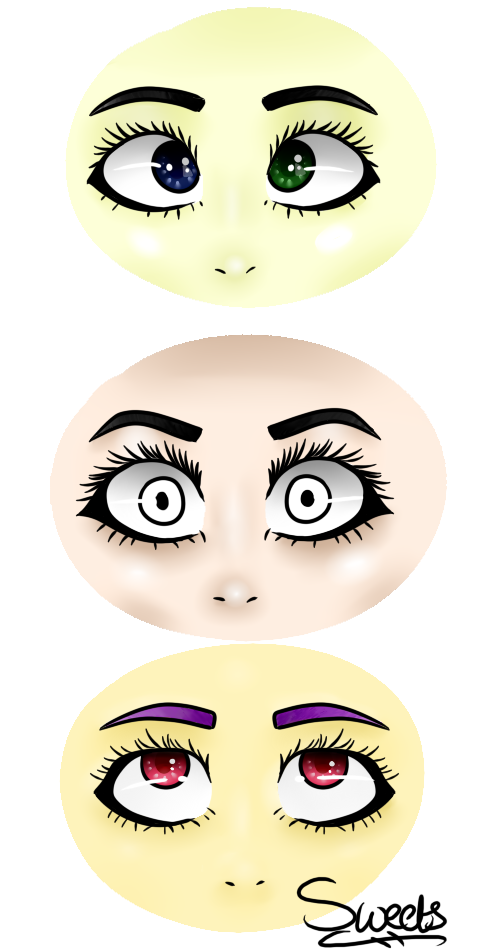 New style for eyes+noses