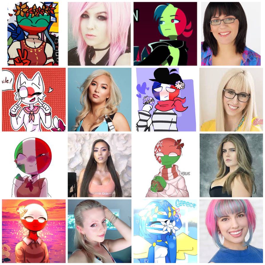 Countryhumans Girls Voice Actors (English) by galia980 on DeviantArt