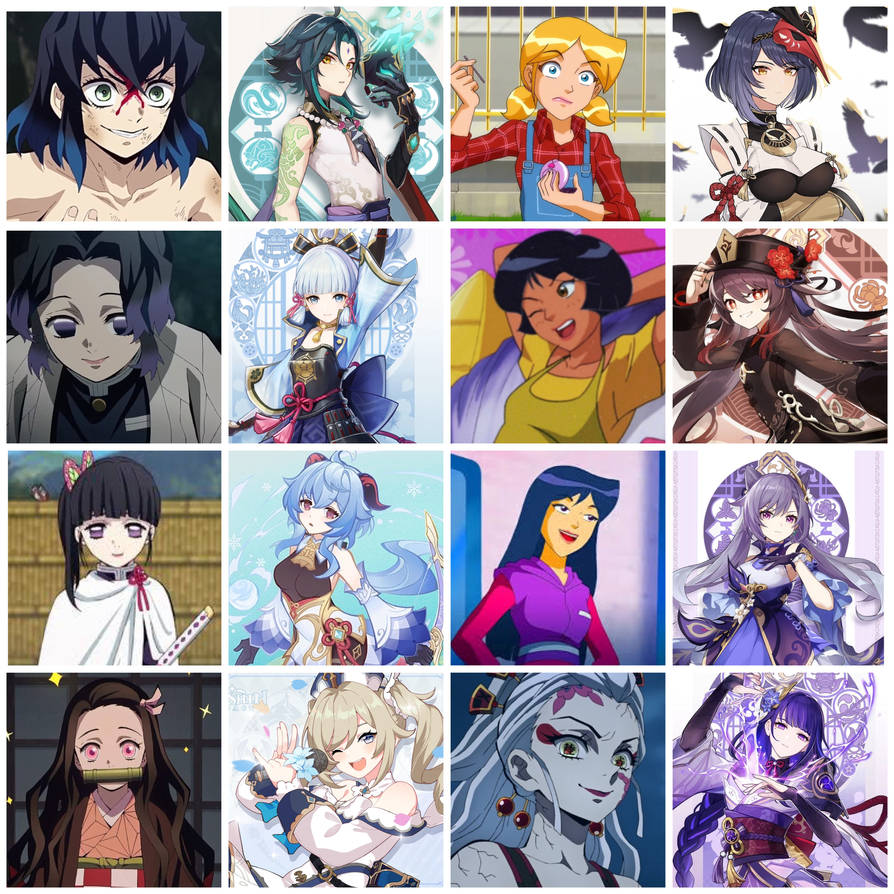 Same Japanese Voice Actors Genshin Ver by galia980 on DeviantArt