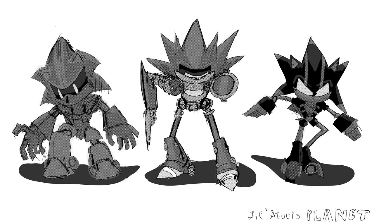3 Sonic Robots in Manga Style by LittleStudioPlanet on DeviantArt